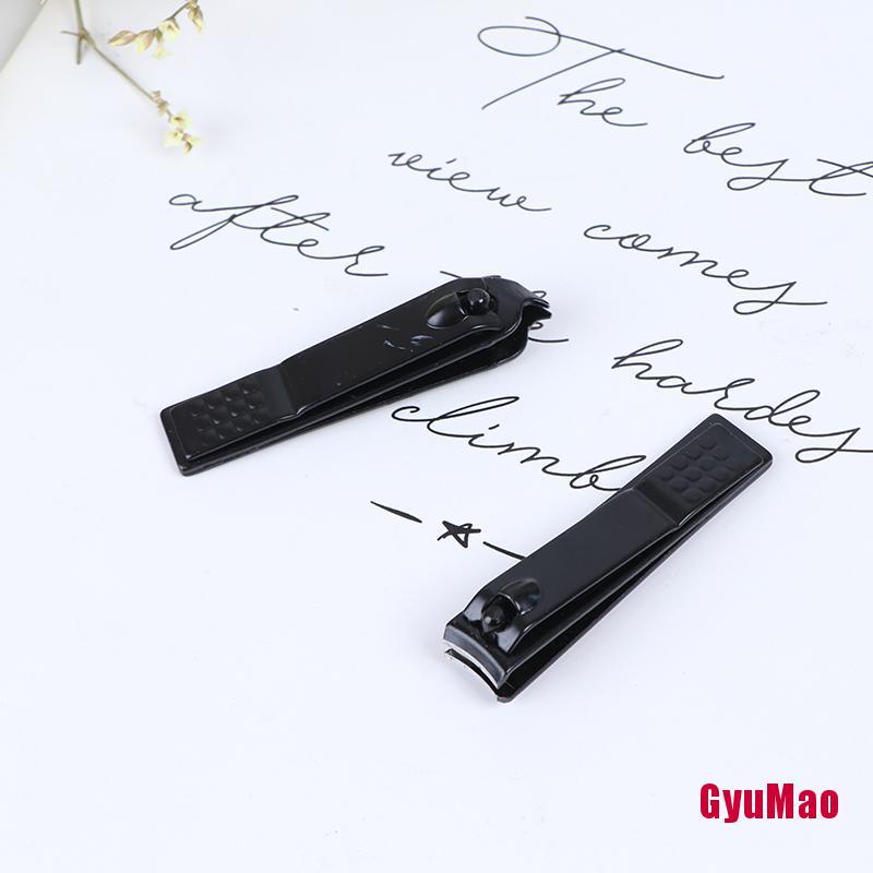 Dụng Cụ Bấm Móng Tay Bằng Thép Không Gỉ Màu Đen Chuyên Nghiệp