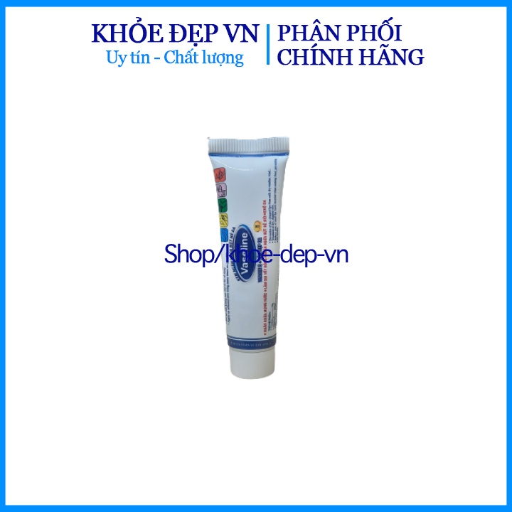 Vaseline - Sáp vaselin dưỡng môi, ngăn nẻ môi, khô môi, da làm đẹp da, làm dịu vết bỏng Tuýp 10g