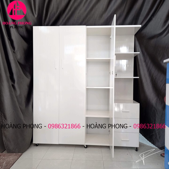 Tủ quần áo ĐẸP (1m63 x 1m85 ) #100% Miễn phí $ Vận chuyển Bảo hành 2 năm tại nhà