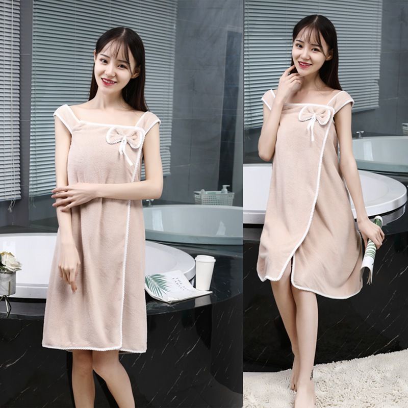 Khăn Tắm Cotton Dày Dặn Mềm Mại Thấm Hút Mồ Hôi Không Phai Màu Cho Nữ