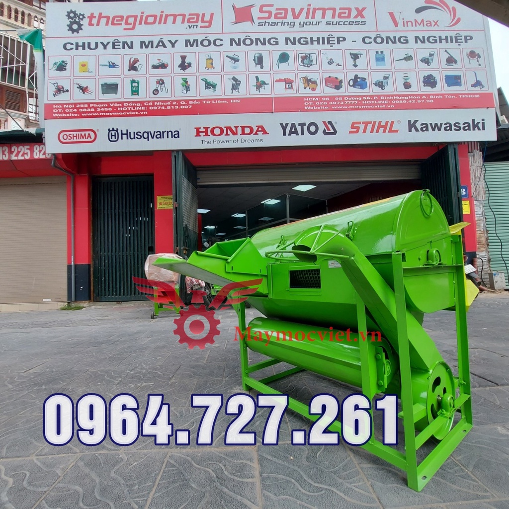 Máy tuốt lúa, tuốt hạt mini VMTL455 chất lượng cao bảo hành 12 tháng