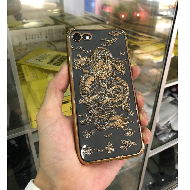[ Siêu Phẩm ] Ốp Rồng vàng cao cấp dành cho iphone 7/8 cực đẹp - Giá Sốc nhất thị trường ( có video sản phẩm thực tế )