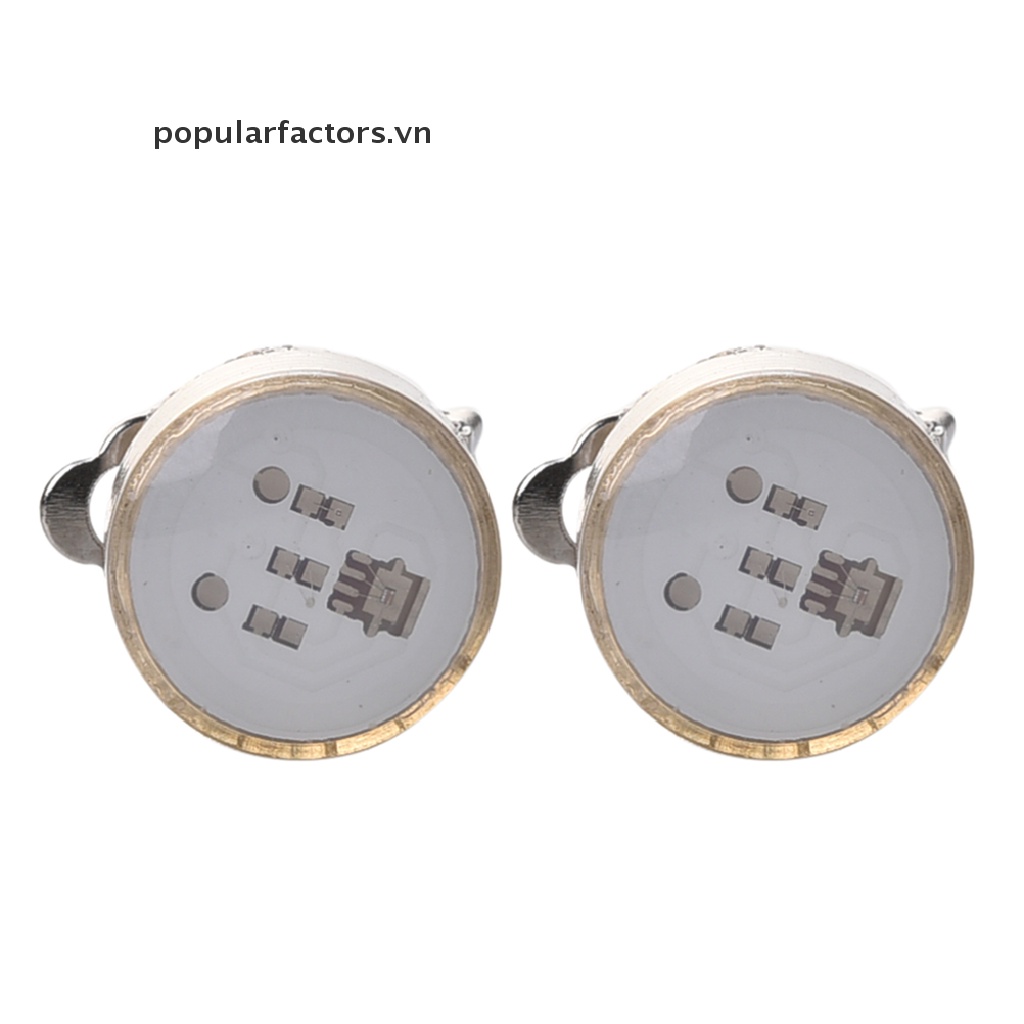 [Phổ Biến] Bông Tai Đinh Tán Có Đèn LED Màu Xanh Lam Đỏ Nhấp Nháy Cho Bữa Tiệc [VN]