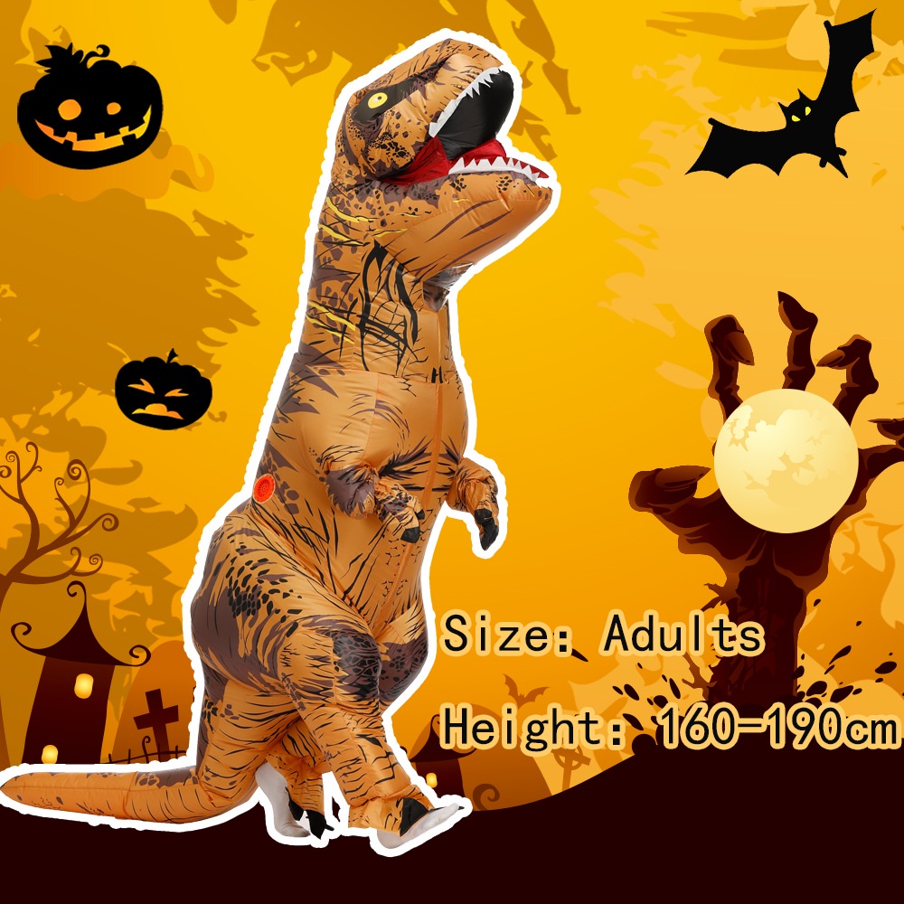 Bộ Đồ Bơm Hơi Hóa Trang Khủng Long Bạo Chúa Dành Cho Tiệc Halloween