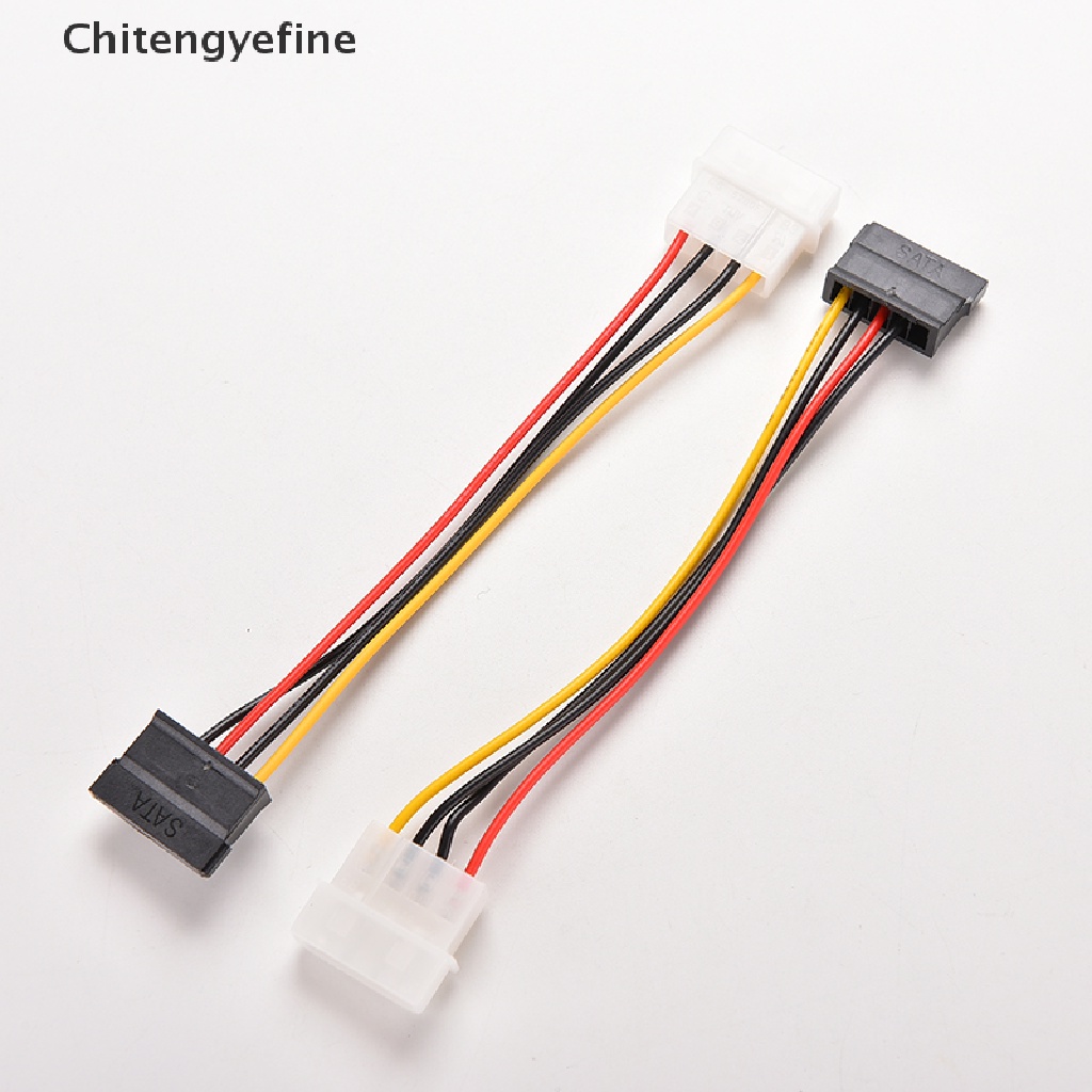 CTYE 1pc 4 Pin IDE Molex to 15-Pin Serial ATA SATA Hard Drive Power Adapter Cable FINE