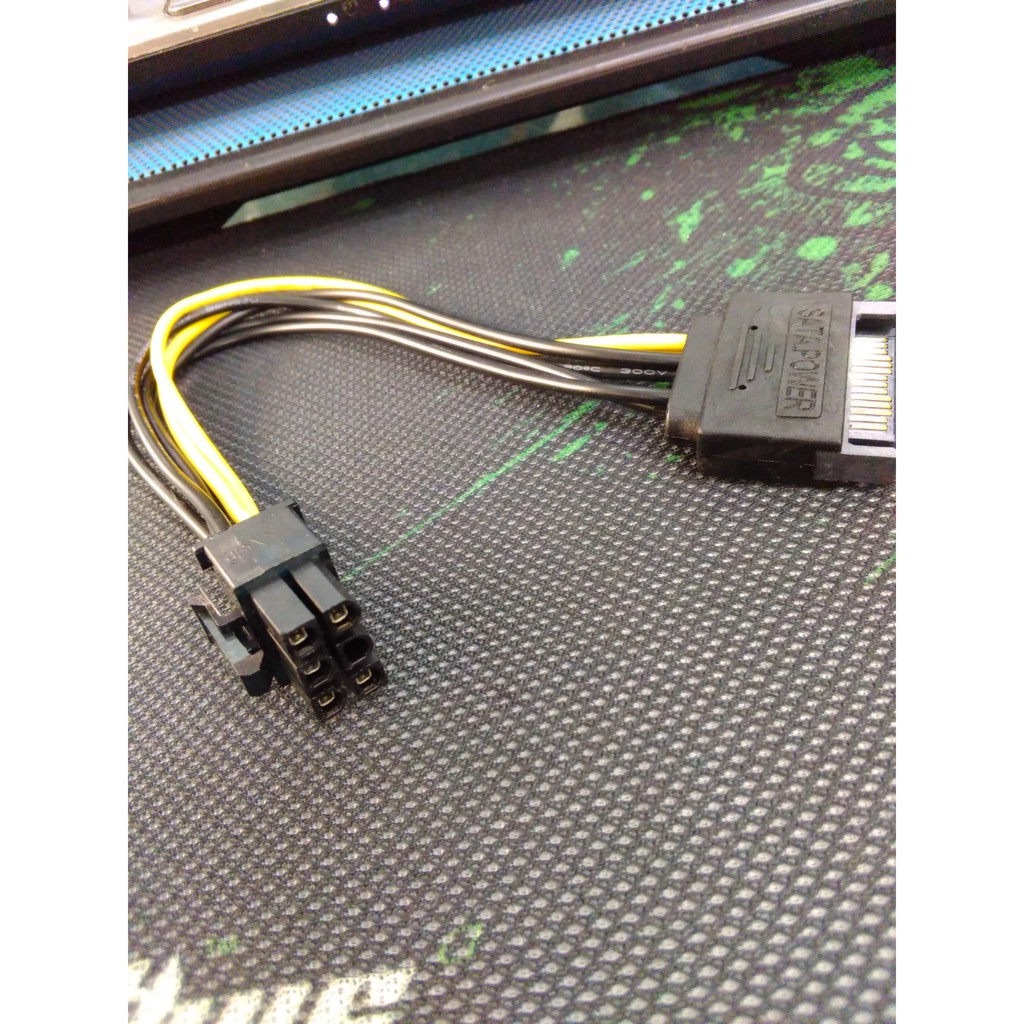 Cáp Chuyển Nguồn SATA Sang 6 pin