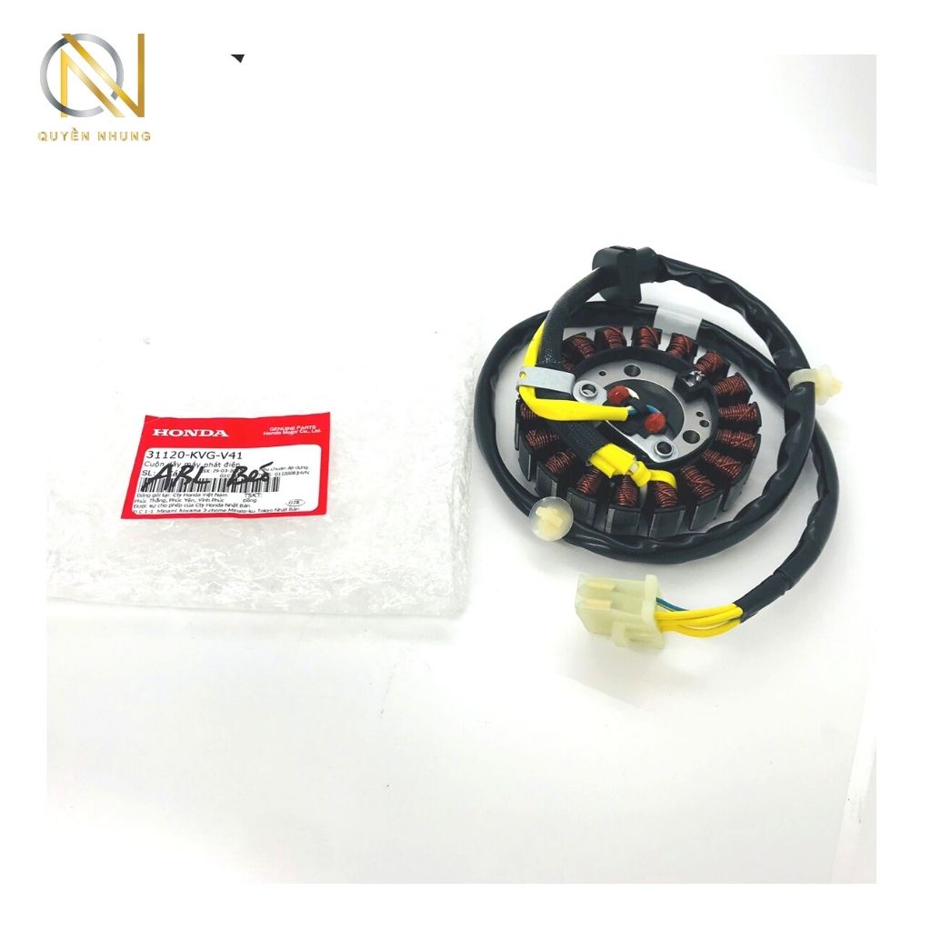 Cuộn dây máy phát điện | Cuộn điện dế xe  AirBlade FI, béo, cũ,..., Lead 110 zin chính hãng HONDA - QN SHOP