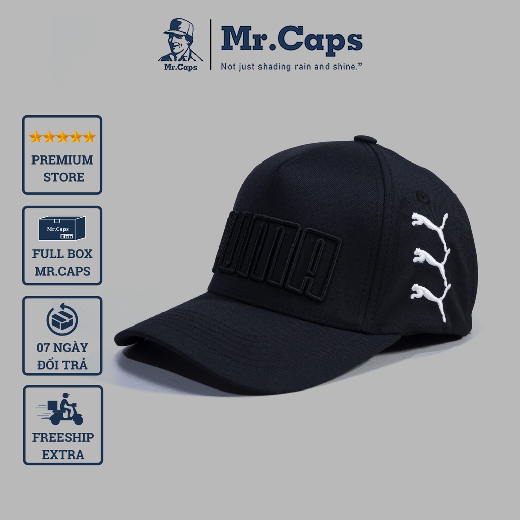 Mũ lưỡi trai Puma bít đuôi -Nón Puma nam nữ phong cách form unisex thời trang HQ chất vải kaki cao cấp Mrcap Store PM06