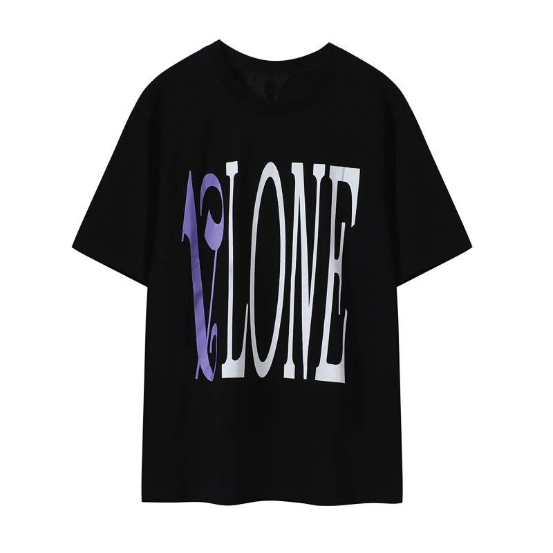 Áo thun tay ngắn cổ chữ V in chữ ITEM VLONE dài 3m thời trang cho cặp đôi