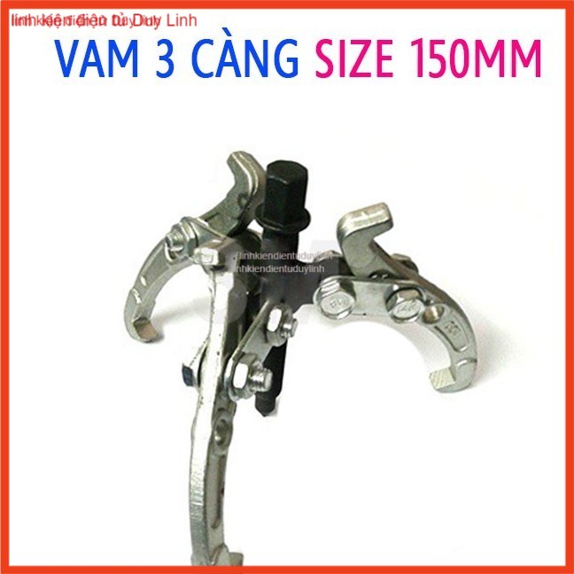 Vam cảo 3 càng Vam tháo vòng bi bánh răng 6 inch .