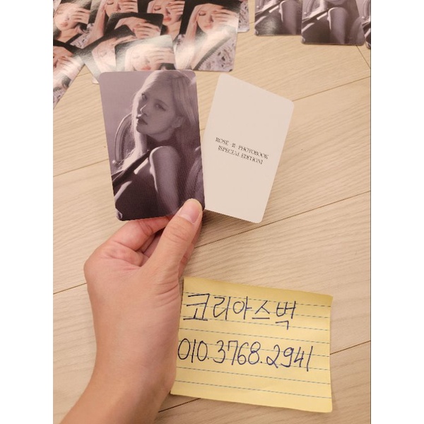TẤM ẢNH ROSÉ- CARD PRE ROSÉ-R PTB SPECIAL EDITION