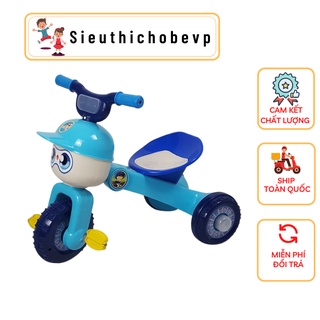 Xe ba bánh con kiến có đèn và nhạc(có thể gấp gọn )