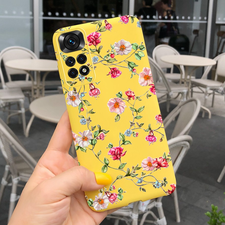Ốp Điện Thoại Mềm Vẽ Hình Hoa Cúc Dễ Thương Dành Cho Xiaomi Redmi Note 11 4G Note 11 11S Note11 Pro