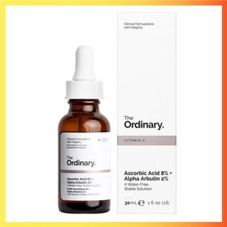 Serum sáng da Vitamin C - Ascorbic Acid 8% + Alpha Arbutin 2% - The Ordinary. ๖ⓢ