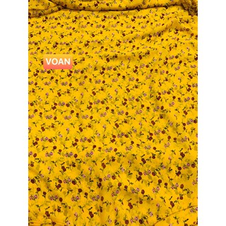 VẢI VOAN  HOA NHÍ - DÒNG VẢI THÔNG DỤNG - 1 MÉT X 1M5