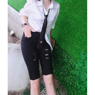 Quần jean rách kaki ngố