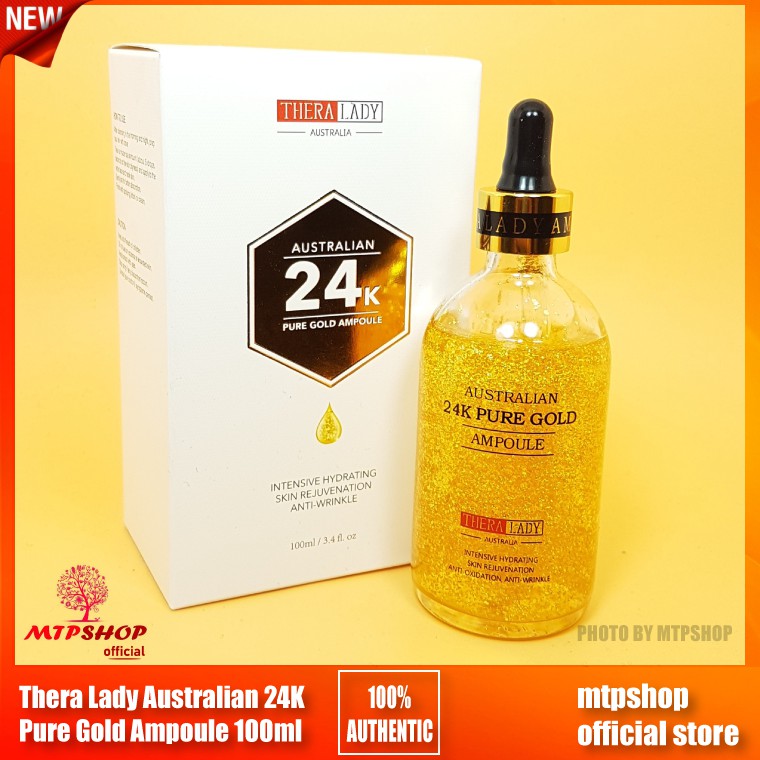 Serum Dưỡng Da Thera Lady Australian 24K Pure Gold Ampoule 100ml