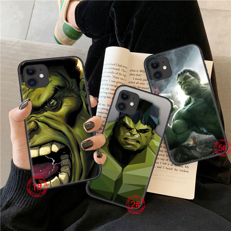 Ốp điện thoại mềm họa tiết hình nền Hulk 55LM cho iPhone 5 5S SE 2020 6 6S 7 8 Plus X