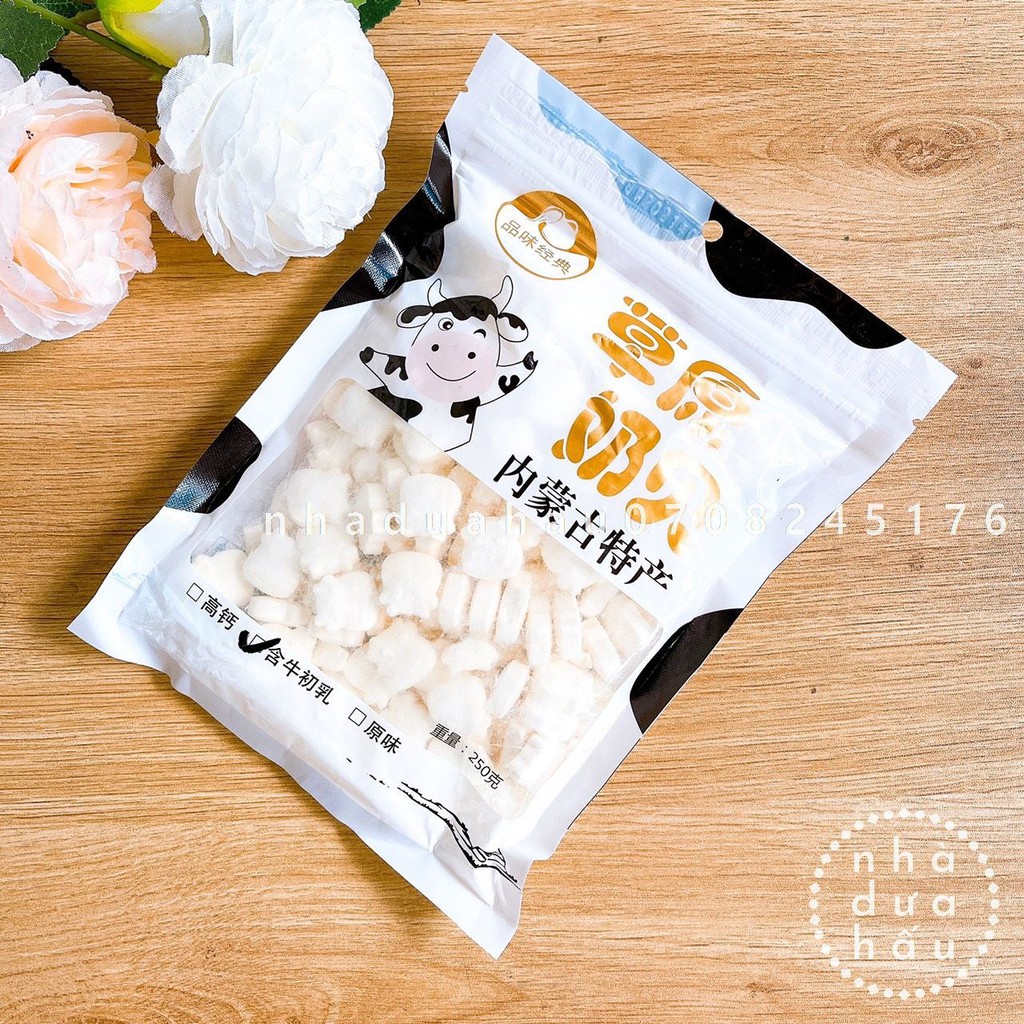 Kẹo sữa bò nén Hongkong gói 250g