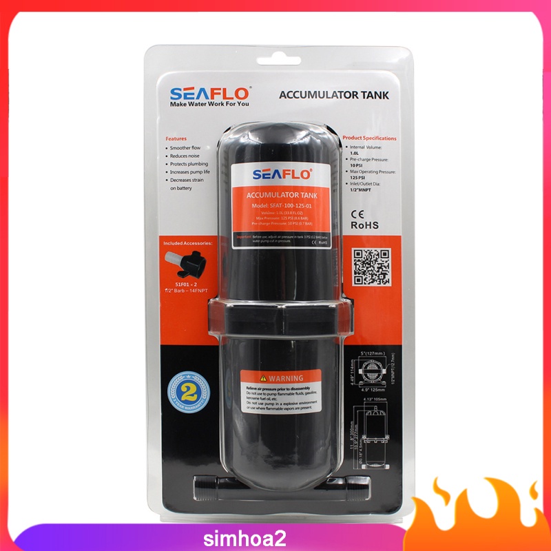 Set 2 Mô Đun Điều Chỉnh Lưu Lượng Nước Cho Tàu Thuyền Rv - Sfat-100-125 - 01 | BigBuy360 - bigbuy360.vn