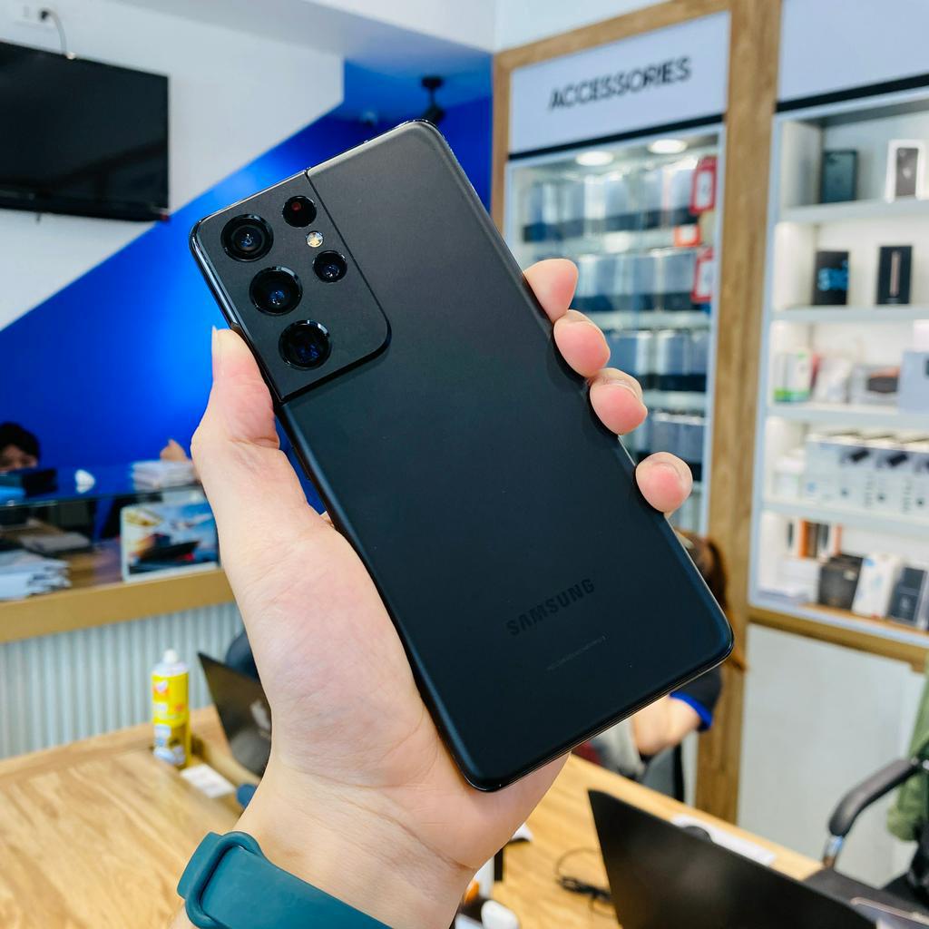 Điện thoại Galaxy S21 Ultra mới Fullbox 12GB Ram 128GB Rom  siêu đẹp - BH 6 tháng lỗi 1 đổi 1