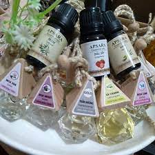 Combo 2 tinh dầu thiên nhiên lọ 10ml khử mùi và thư giãn nhiều mùi như sả chanh, cà phê,...