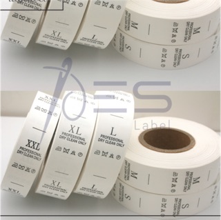 Nhãn cuộn giấy dai size số (nylon)