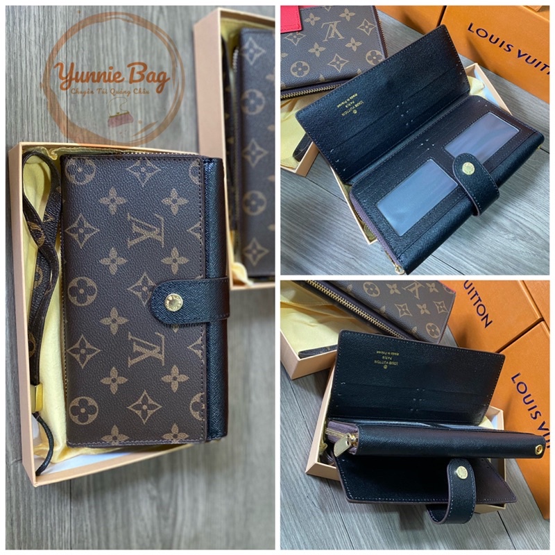 Ví dài LV. MESS cầm tay kèm hộp xịn sò hàng có sẵn