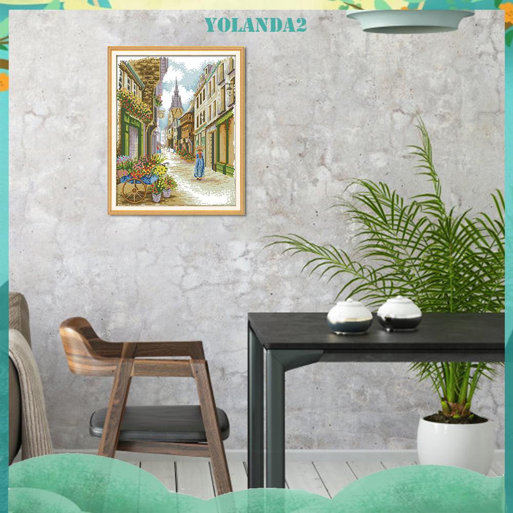 Bộ Dụng Cụ Thêu 14ct Hình Phong Cảnh