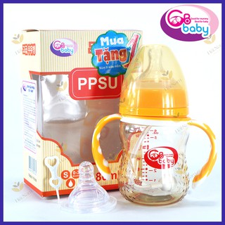 Bình sữa PPSU GB-BABY Hàn Quốc có tay cầm