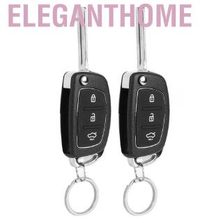 Eleganthome Car Security System 3 Buttons Keyless Central Lock Entry Kit