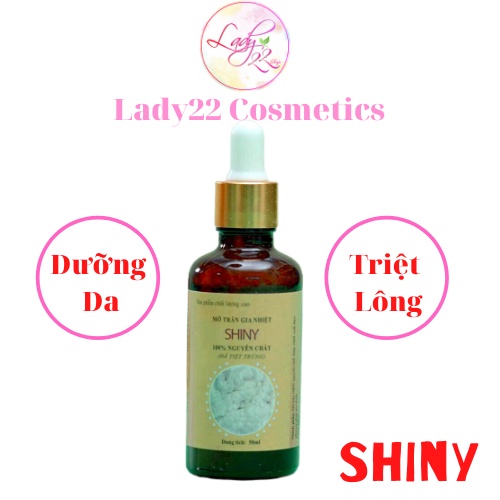 Combo Triệt Lông ,Wax Lông Shiny (wax 350gr +mỡ trăn 50ml)