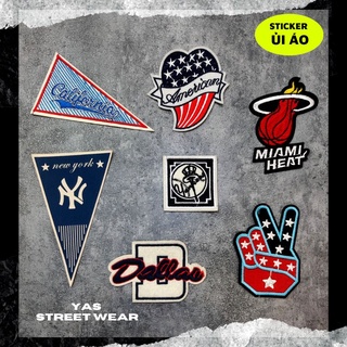 Sticker ủi áo cao cấp, miếng dán quần áo dùng làm Patch ủi, miếng vá quần áo, vá áo phao, trang trí BALO