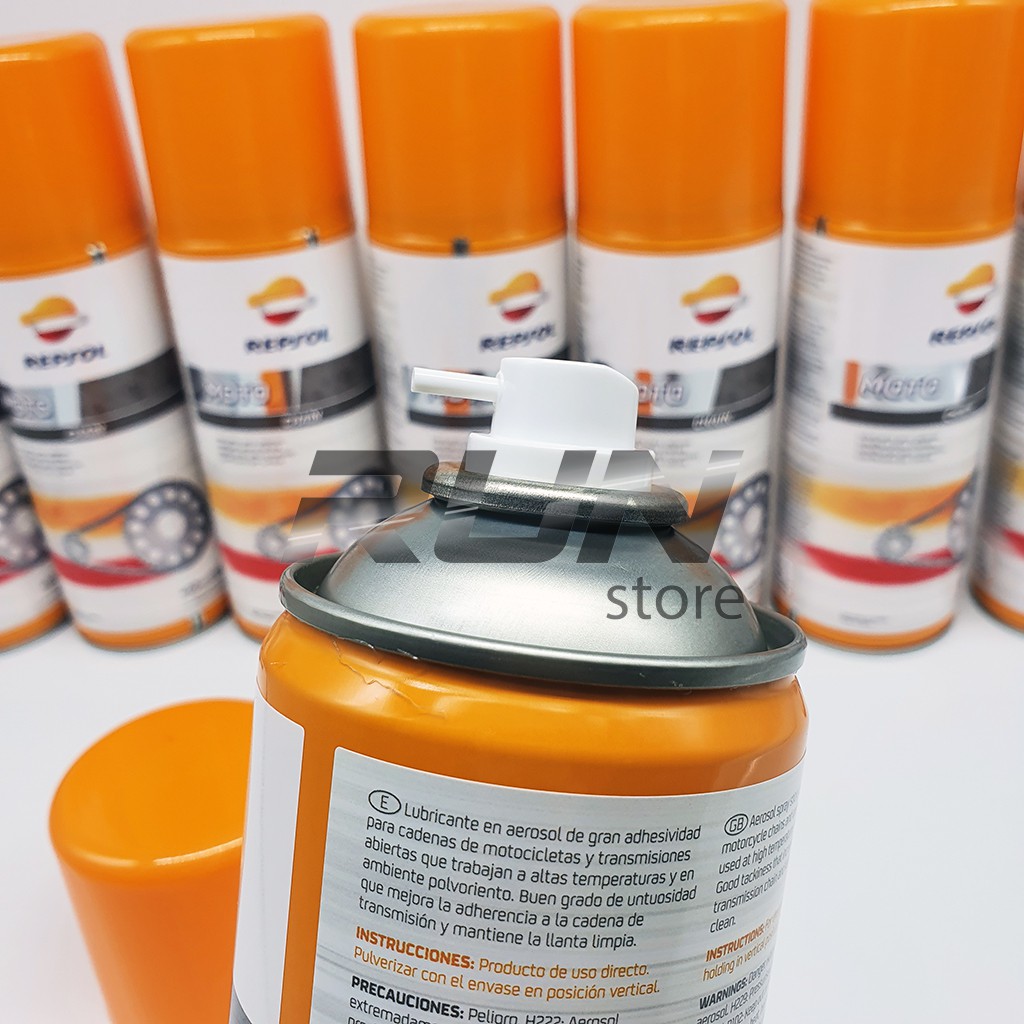 Combo 6 Chai Xịt Dưỡng Sên Repsol Chain 400ml – MADE IN SPAIN – CHỐNG MÀI MÒN VÀ CHỐNG ĂN MÒN TUYỆT VỜI