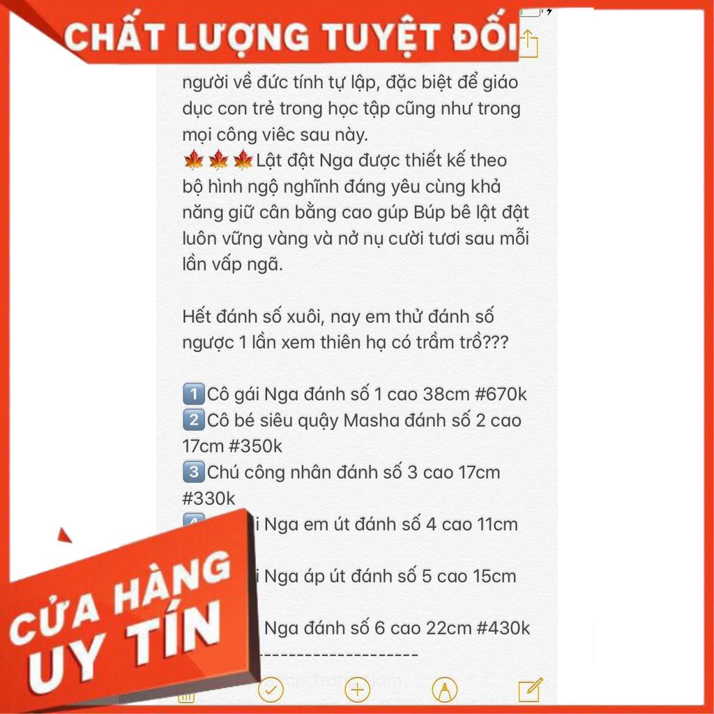 Lật đật Nga chính hãng 6 mẫu