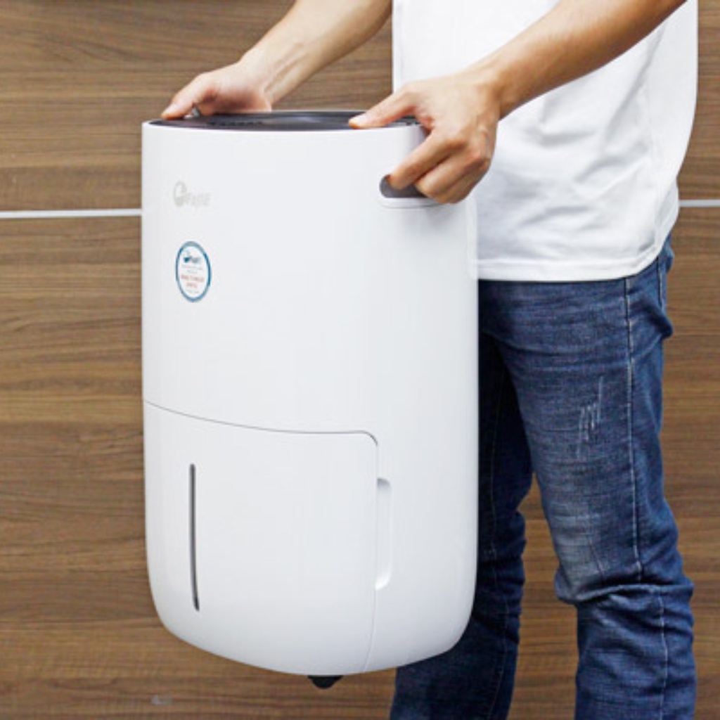 Máy hút ẩm không khí gia dụng 20 lít/ngày kèm màng lọc HEPA loại bỏ vi khuẩn trong không khí, sấy quần áo, độ ồn thấp