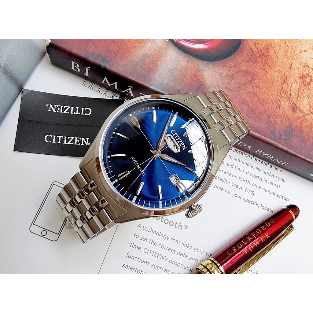 Đồng Hồ Nam Citizen C7 NH8390-71L Máy Automatic Dây Sắt