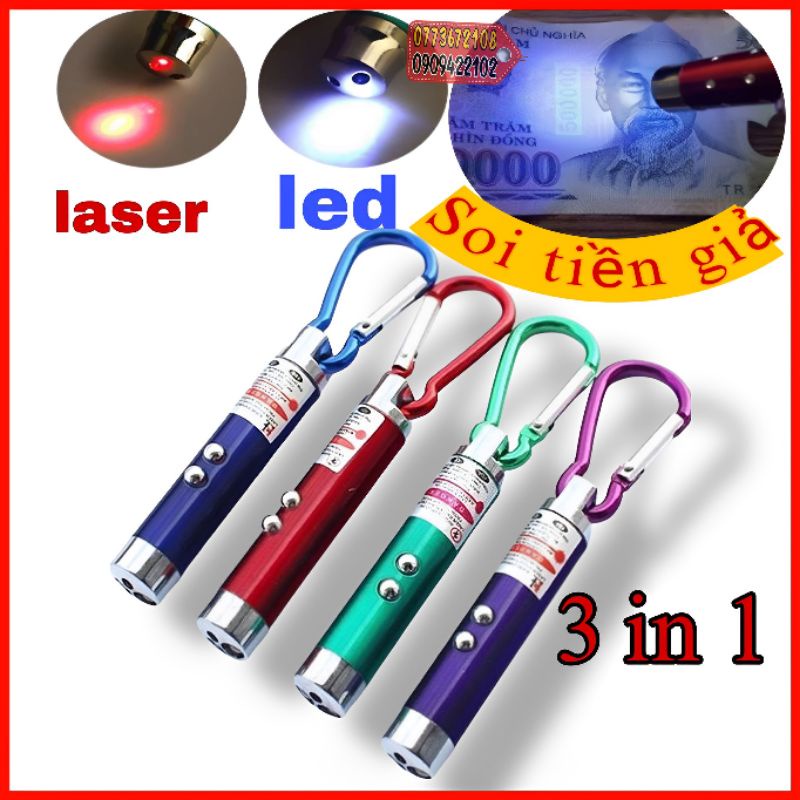 Móc khóa đèn laser , soi tiền giả