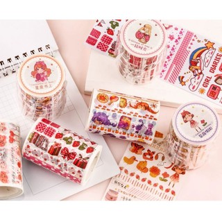 Băng keo giấy washi chòm sao chiêm tinh dán dạng cuộn lớn dễ thương 6.5 cm 5m 65mm washi tape making tape