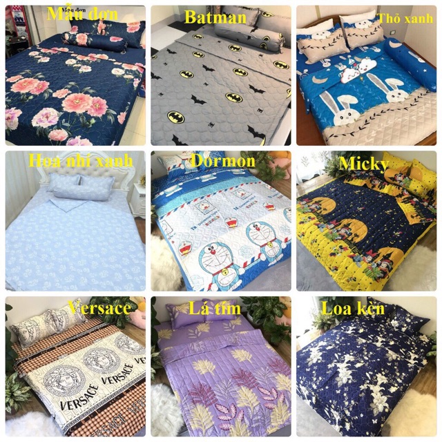 ⚡️[ FREE SHIP ] ⚡️ Set Ga Giường Cotton Poly Mẫu Mới 2021 | BigBuy360 - bigbuy360.vn