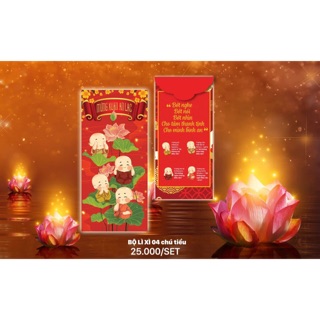 Bao lì xì Chú Tiểu Tứ Không (xấp 10 cái)