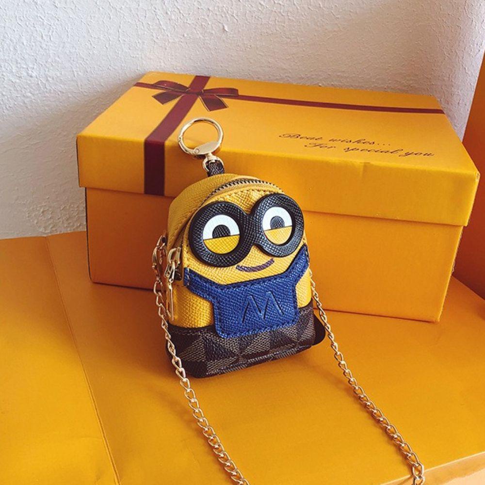 Ví Đựng Tiền Xu / Chìa Khóa Mini Hình Minions Dễ Thương Phong Cách Hàn Quốc