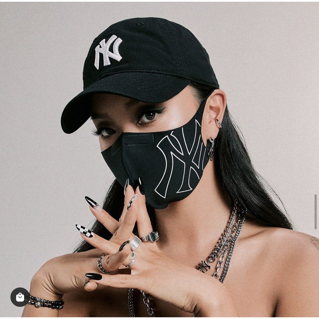 [  HÀNG TẶNG KÈM  ] Khẩu Trang kháng khuẩn NY M.L.B Mega Logo Mask NEW YORK YANKEE | ĐỦ MÀU| FULL TEM TAG CODE| CÓ SẴN