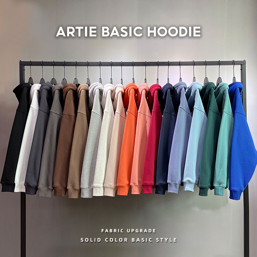 Áo Hoodie Trơn Cao Cấp Form Rộng | 2022 ARTIE Basic Hoodie | 3T Streetwear