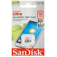 Thẻ nhớ Sandisk Micro SD 16GB