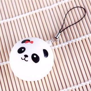 DreamForest Squishy Straps Soft White Bread Kawaii Toys 4CM Panda