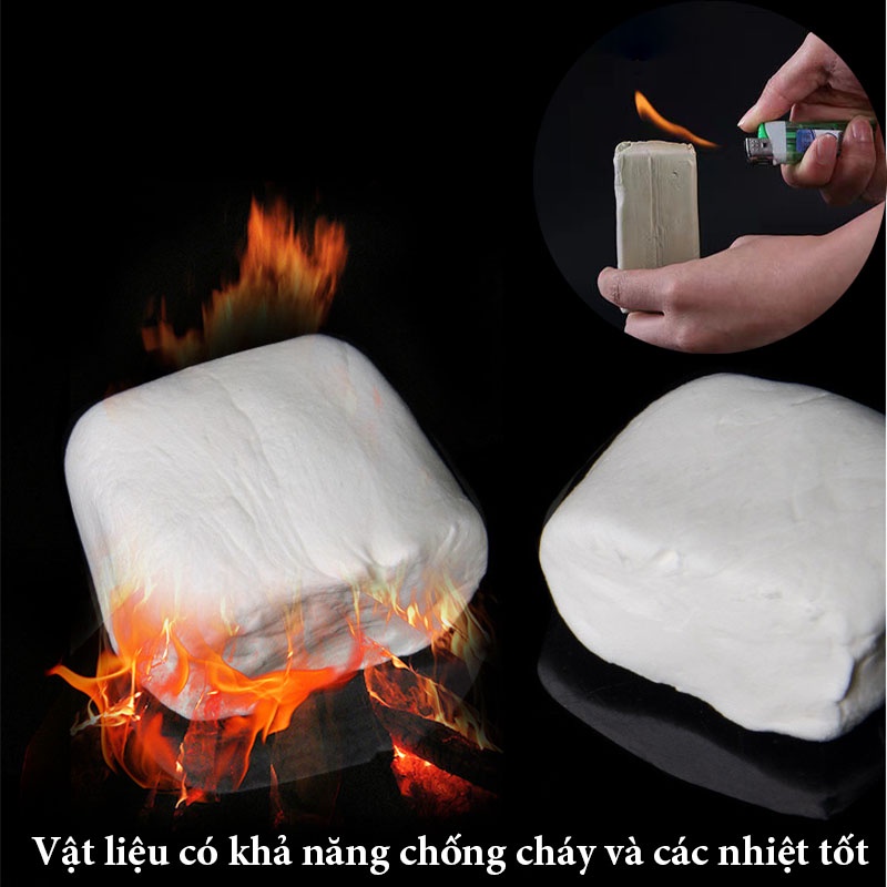 Xi Măng Trắng Bịt Tường -  Xi Măng Dẻo Chống Thấm, Cách nhiệt, Chống Cháy Bịt/Vá Lỗ Điều Hoà, Đường Ống Nước - XMD01