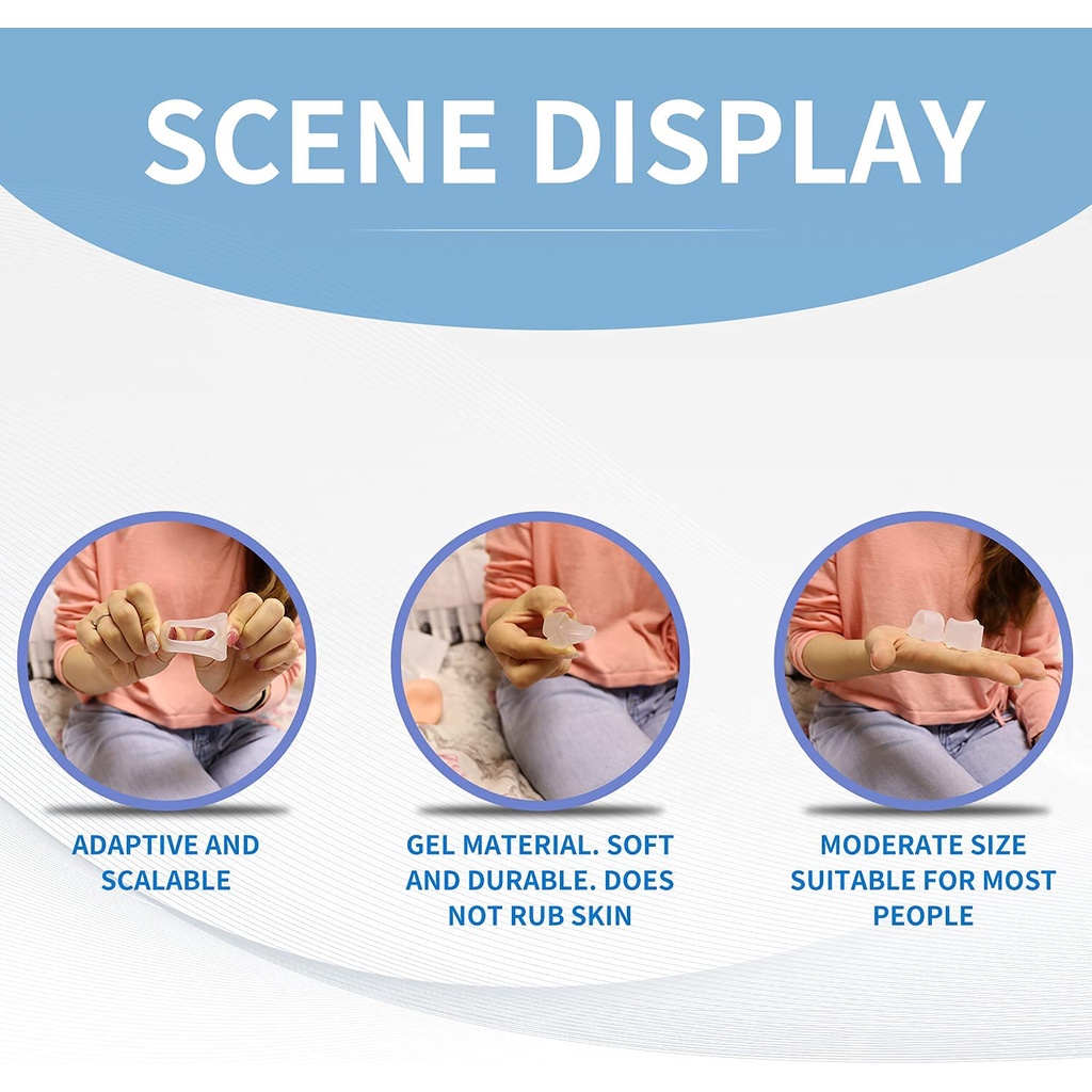 Đệm Silicone Tách Ngón Chân Cái Giảm Đau Hiệu Quả