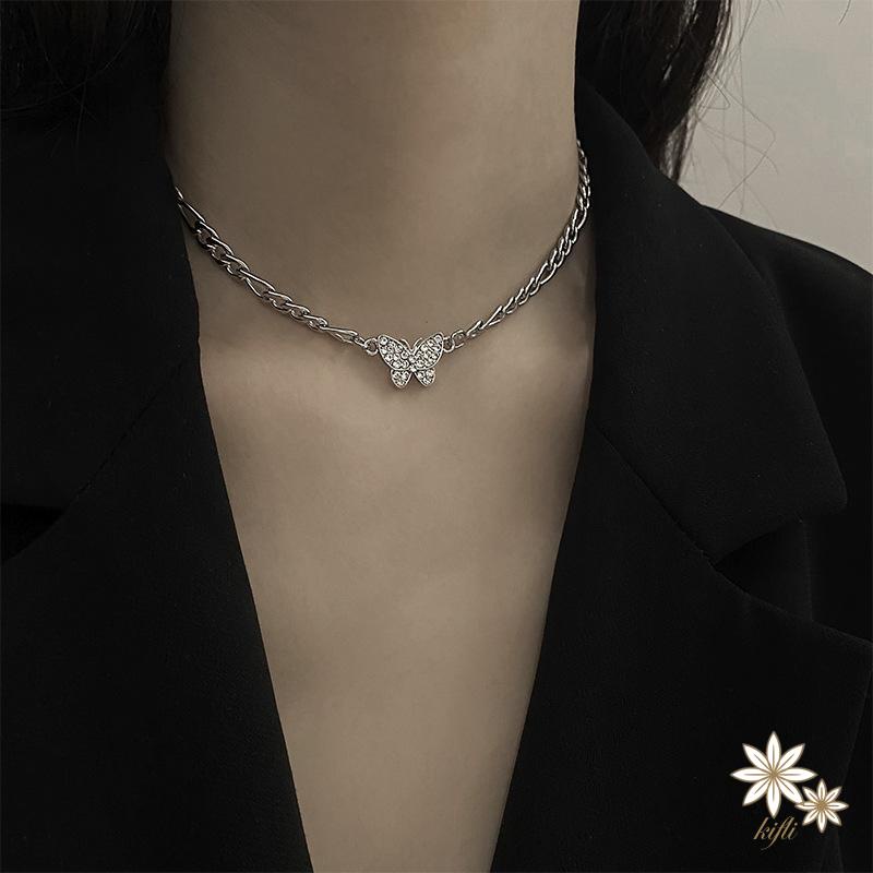 Vòng cổ bướm bằng thép titan không phai màu