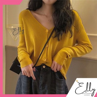 Áo cadigan len mỏng siêu hot phối khuy chất tăm